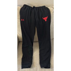 Under Armour Men's Project Rock Jogger Pants Size Medium. Like New. Free Ship